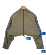 HYKE（ハイク）ミリタリーブルゾン カーキ サイズ:S レディース/2200666696038