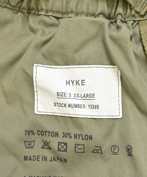 HYKE（ハイク）カーゴパンツ カーキ サイズ:XXL メンズ/2200667666061