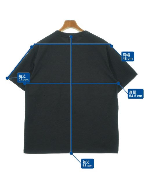 HYKE（ハイク）Tシャツ・カットソー 黒 サイズ:4(XL位) メンズ/2200664171131