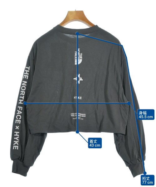 HYKE（ハイク）Tシャツ・カットソー グレー サイズ:S レディース/2200664372095