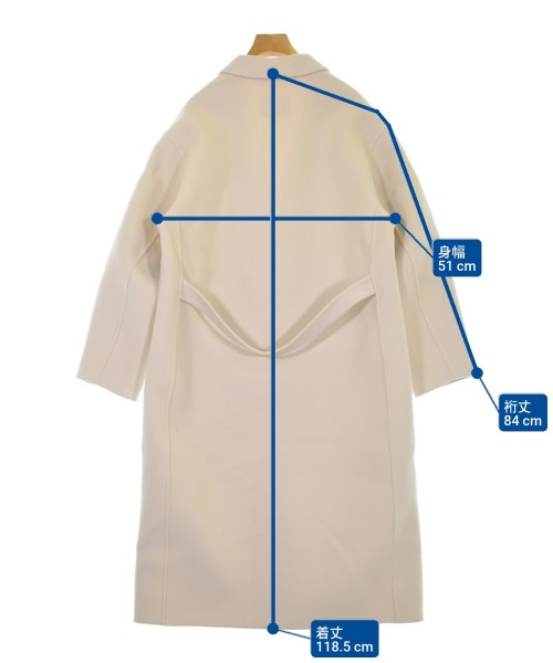 HYKE（ハイク）チェスターコート ベージュ サイズ:L レディース/2200665505010