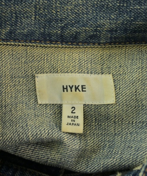 HYKE（ハイク）デニムジャケット 青 サイズ:2(M位) レディース/2200668230094