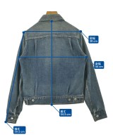 HYKE（ハイク）デニムジャケット 青 サイズ:2(M位) レディース/2200668230094