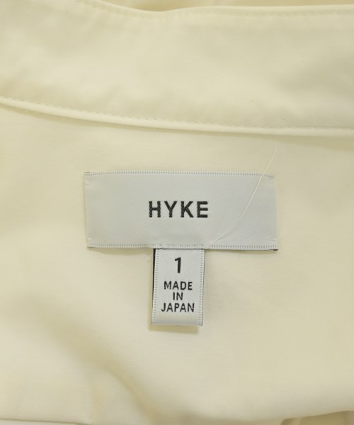 HYKE（ハイク）シャツワンピース 白 サイズ:1(S位) レディース/2200668331111