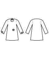 HYKE（ハイク）シャツワンピース 白 サイズ:1(S位) レディース/2200668331111