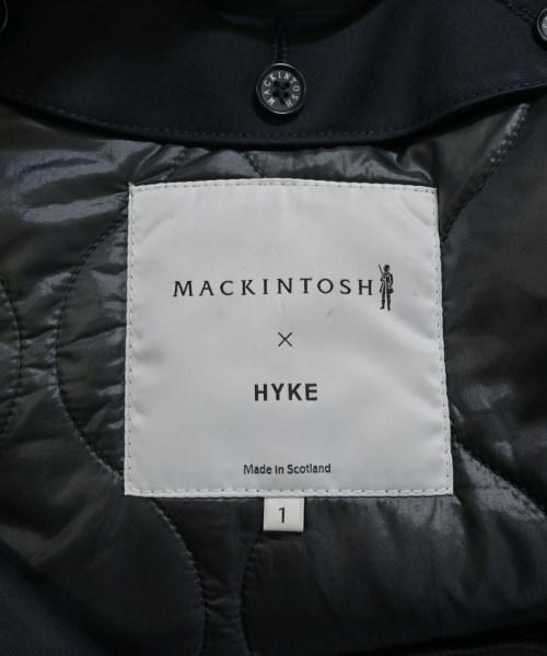 HYKE（ハイク）ステンカラーコート 紺 サイズ:1(S位) メンズ/2200668452014