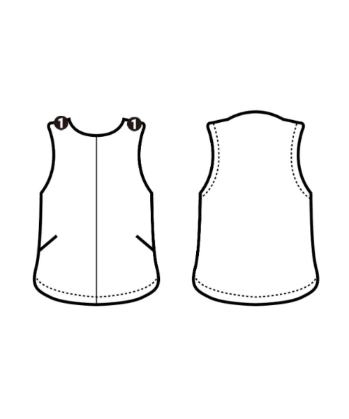 HYKE（ハイク）ダウンジャケット/ダウンベスト ベージュ サイズ:F レディース/2200666089113