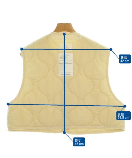 HYKE（ハイク）ダウンジャケット/ダウンベスト ベージュ サイズ:F レディース/2200666089113