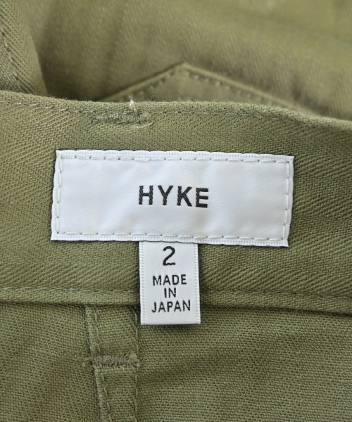 HYKE（ハイク）ひざ丈スカート カーキ サイズ:2(M位) レディース/2200666922069