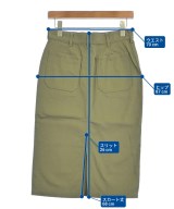 HYKE（ハイク）ひざ丈スカート カーキ サイズ:2(M位) レディース/2200666922069