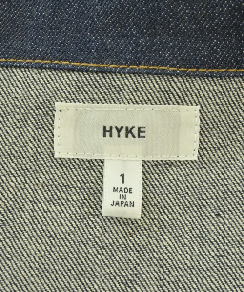 HYKE（ハイク）デニムジャケット 紺 サイズ:1(S位) レディース/2200669614022