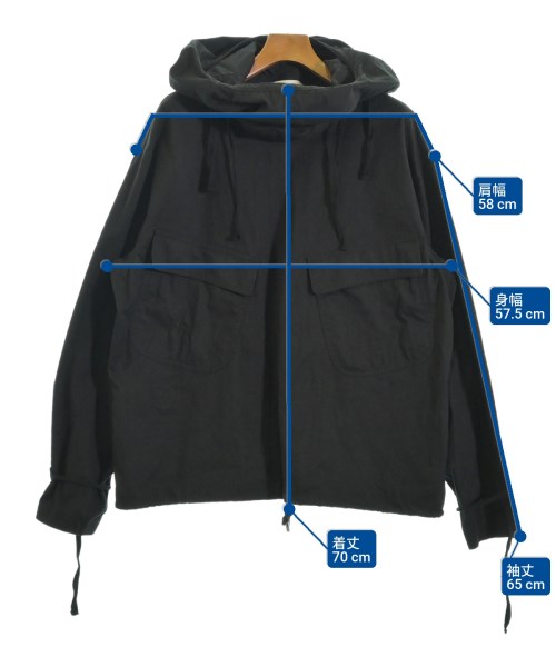 HYKE（ハイク）カジュアルシャツ 黒 サイズ:4(XL位) メンズ/2200669185010