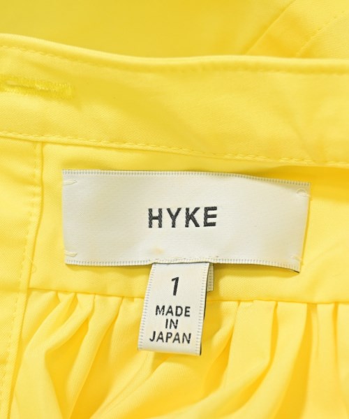 HYKE（ハイク）カジュアルシャツ 黄 サイズ:1(S位) レディース/2200666446046