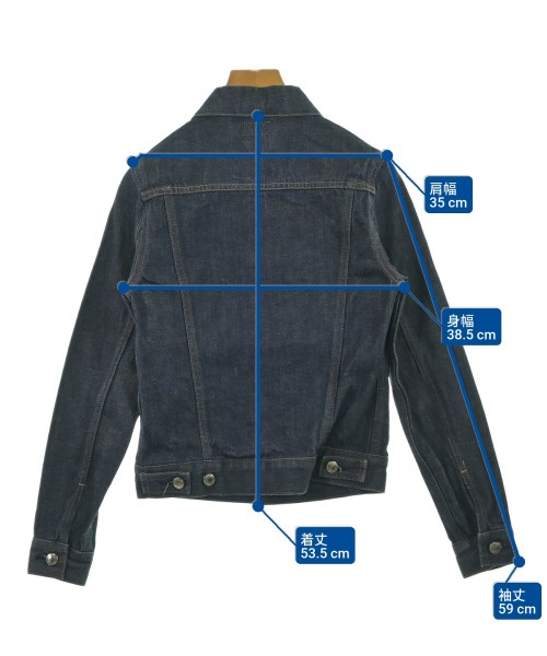 HYKE（ハイク）デニムジャケット 紺 サイズ:1(S位) レディース/2200670654017