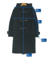 HYKE（ハイク）ダッフルコート 黒 サイズ:1(S位) レディース/2200670867011