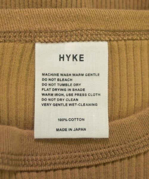 HYKE（ハイク）Tシャツ・カットソー ベージュ サイズ:-(XS位) レディース/2200671618018