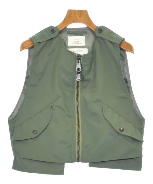 HYKE(ハイク)ミリタリーブルゾン カーキ サイズ:F/2200671728014