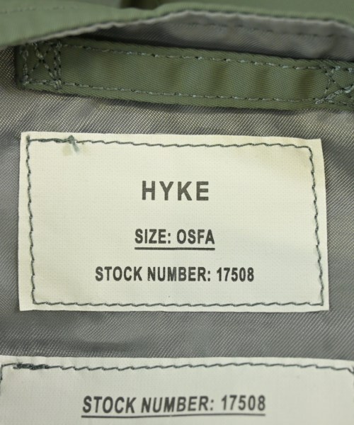 HYKE（ハイク）ミリタリーブルゾン カーキ サイズ:F レディース/2200671728014