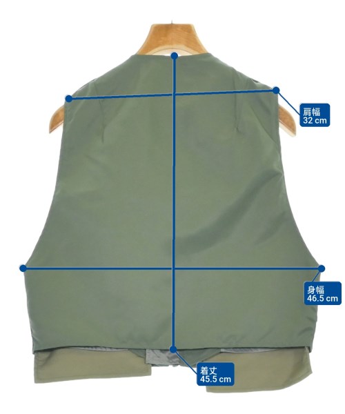 HYKE（ハイク）ミリタリーブルゾン カーキ サイズ:F レディース/2200671728014