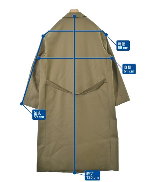 HYKE（ハイク）チェスターコート ベージュ サイズ:5(XXL位) メンズ/2200672099014