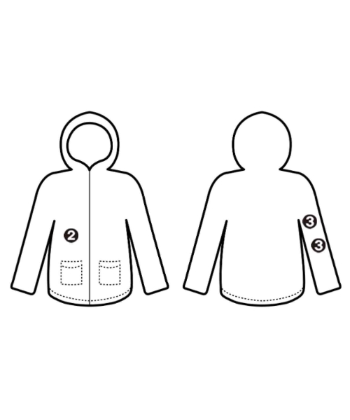 HYKE（ハイク）マウンテンパーカー グレー サイズ:L メンズ/2200672254048