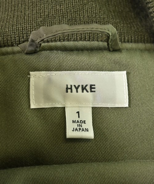 HYKE（ハイク）ミリタリーブルゾン カーキ サイズ:1(S位) レディース/2200723188049