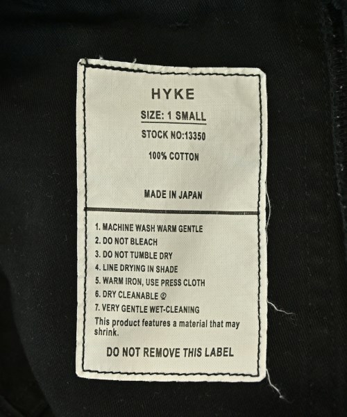 HYKE（ハイク）その他 黒 サイズ:1(S位) レディース/2200724184040