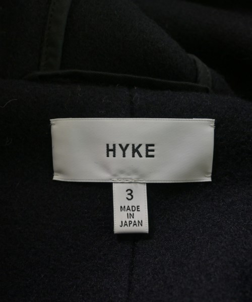 HYKE（ハイク）ダッフルコート 紺 サイズ:3(L位) レディース/2200729622028