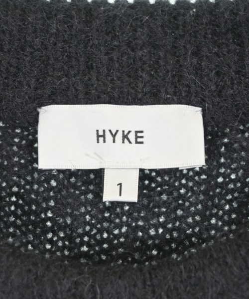 HYKE（ハイク）ニット・セーター 黒 サイズ:1(S位) レディース/2200720219012