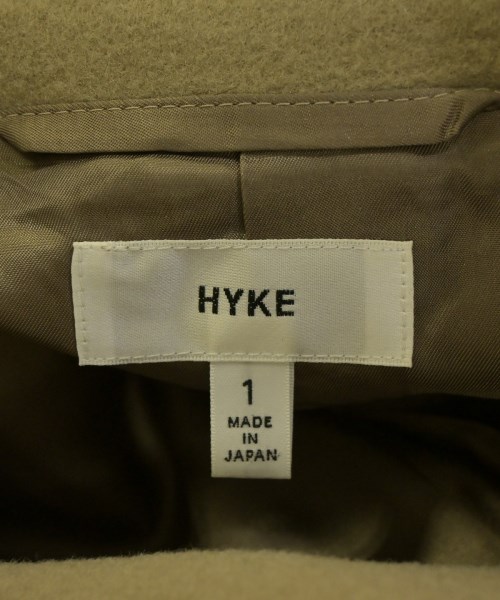 HYKE（ハイク）ピーコート ベージュ サイズ:1(S位) レディース/2200731002061