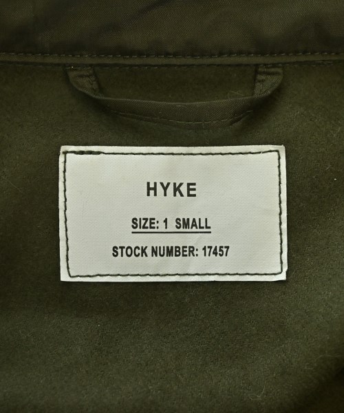 HYKE（ハイク）ミリタリーブルゾン カーキ サイズ:S レディース/2200730705031