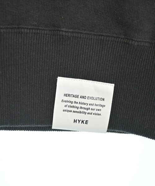 HYKE（ハイク）スウェット 黒 サイズ:4(XL位) メンズ/2200729477017