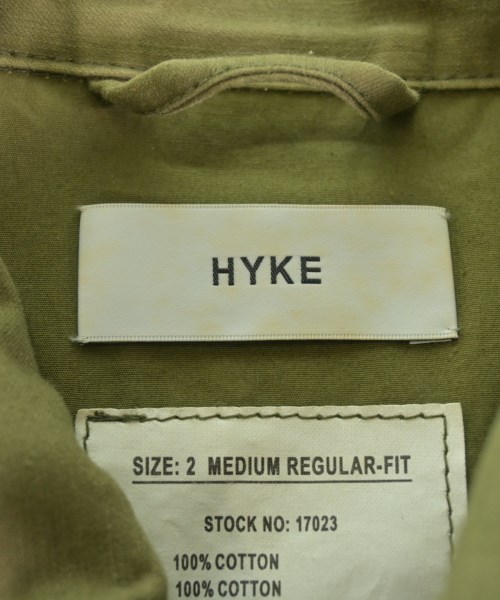 HYKE（ハイク）ミリタリーブルゾン カーキ サイズ:M レディース/2200733904028