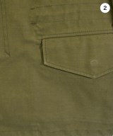 HYKE（ハイク）ミリタリーブルゾン カーキ サイズ:M レディース/2200733904028