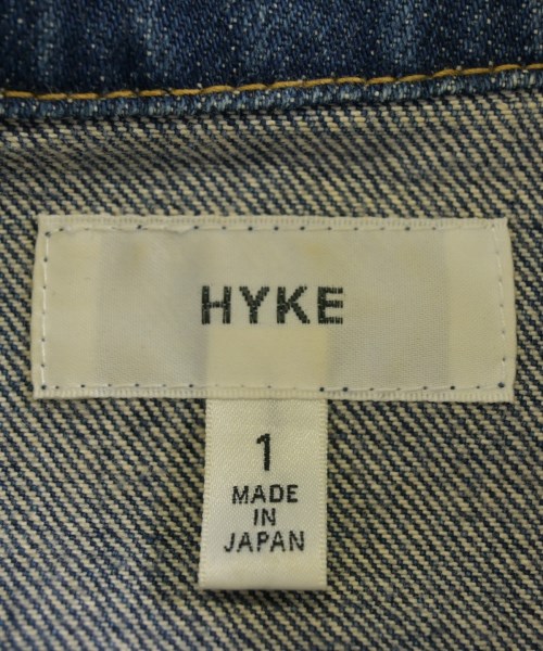 HYKE（ハイク）デニムジャケット 青 サイズ:1(S位) レディース/2200733433122