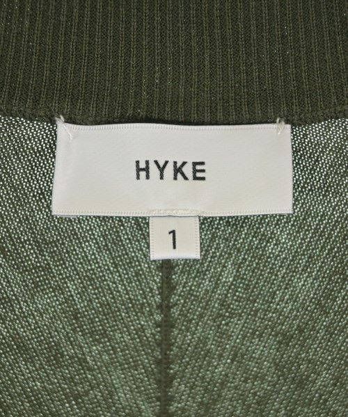 HYKE（ハイク）カーディガン カーキ サイズ:1(S位) レディース/2200723765073