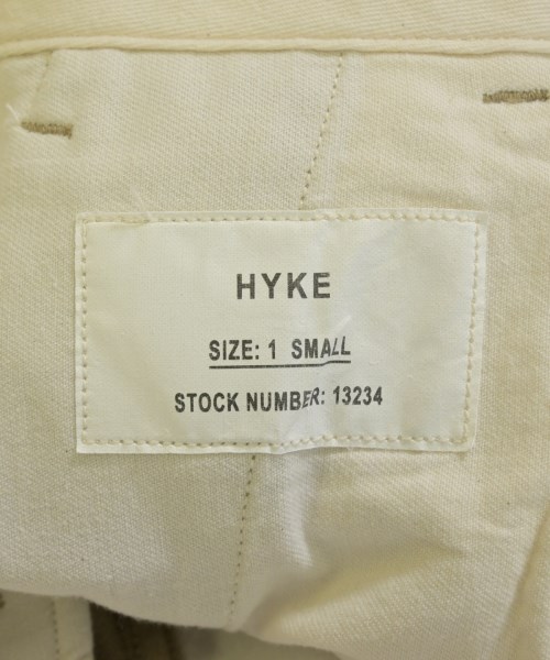 HYKE（ハイク）チノパン ベージュ サイズ:1(S位) レディース/2200734662026