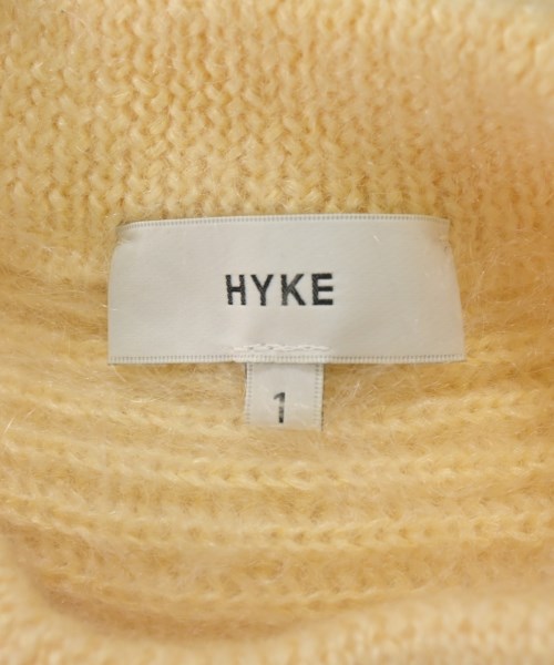 HYKE（ハイク）ニット・セーター 黄 サイズ:F レディース/2200726031038