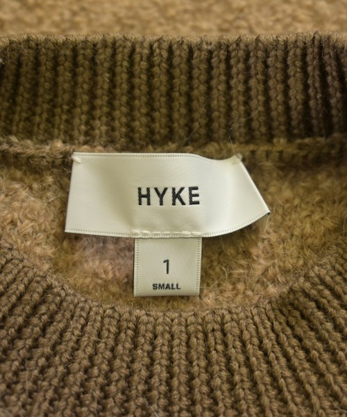 HYKE（ハイク）ニット・セーター 茶 サイズ:1(S位) レディース/2200731877096
