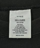 HYKE（ハイク）スウェット 黒 サイズ:4(XL位) メンズ/2200718142025