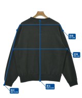 HYKE（ハイク）スウェット 黒 サイズ:4(XL位) メンズ/2200718142025