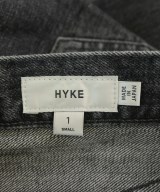 HYKE（ハイク）デニムパンツ 黒 サイズ:1(S位) メンズ/2200722187012