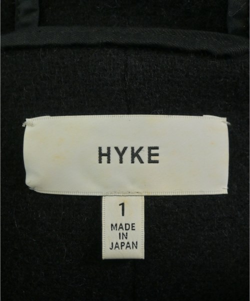 HYKE（ハイク）ダッフルコート 黒 サイズ:1(S位) レディース/2200719428012