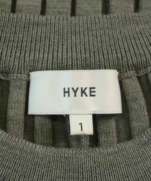 HYKE（ハイク）ニット・セーター カーキ サイズ:1(S位) レディース/2200722680049