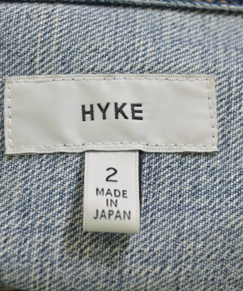 HYKE（ハイク）デニムジャケット 青 サイズ:2(M位) レディース/2200723006015