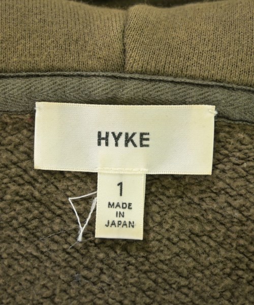 HYKE（ハイク）パーカー カーキ サイズ:1(S位) レディース/2200723387046