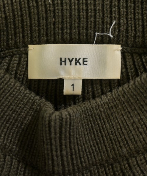 HYKE（ハイク）ニット・セーター カーキ サイズ:1(S位) レディース/2200719044175