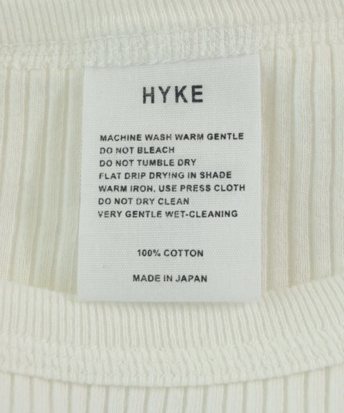 HYKE（ハイク）Tシャツ・カットソー 白 サイズ:-(XS位) レディース/2200723599128