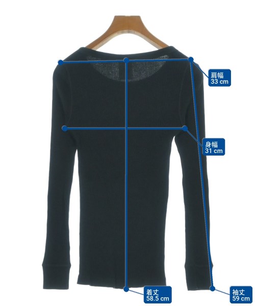 HYKE（ハイク）Tシャツ・カットソー 黒 サイズ:-(XS位) レディース/2200723599135