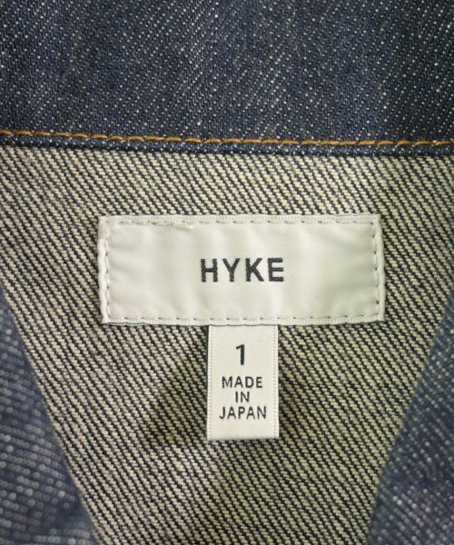 HYKE（ハイク）デニムジャケット 紺 サイズ:1(S位) レディース/2200718528010